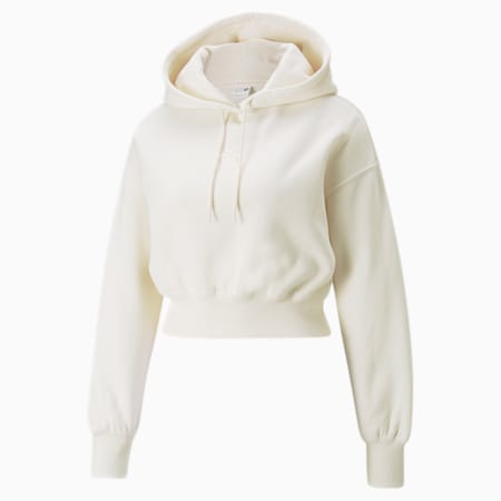 Classics Cropped Women's Hoodie, no color, small-IND