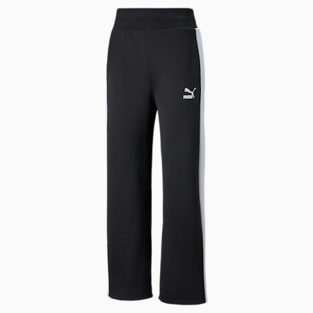 T7 Straight Women's Pants, Puma Black, small-SEA