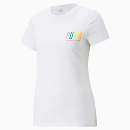 SWxP Graphic Women's Tee, Puma White, small-SEA