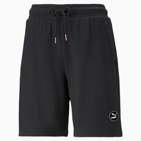 SWxP High Longline Women's Shorts, Puma Black, small-PHL