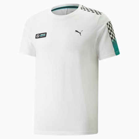 Mercedes F1 T7 Men's Tee, Puma White, small-THA