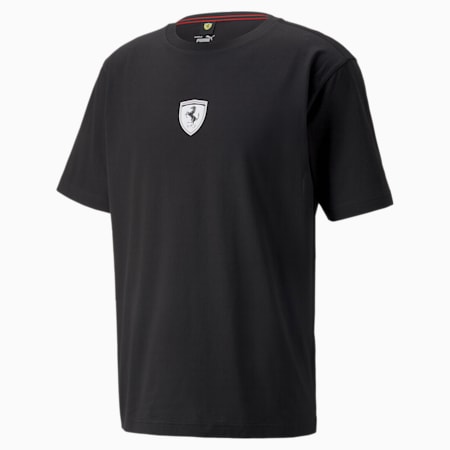 Scuderia Ferrari Race Statement T-shirt voor heren, Puma Black, small