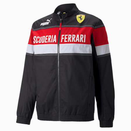 Scuderia Ferrari Race SDS Men's Racing Jacket, Puma Black, small-GBR