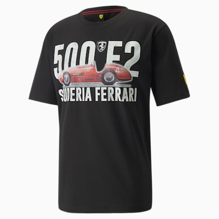 Scuderia Ferrari Race Graphic Men's Tee 3, Puma Black, small-IDN
