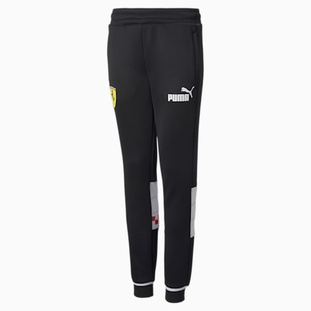 Scuderia Ferrari Race SDS Youth Track Pants, Puma Black, small-PHL