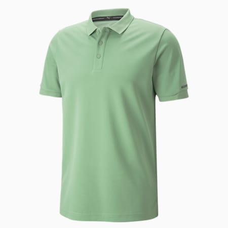 Porsche Design Men's Regular Fit Polo T-shirt, Dusty Green, small-IND