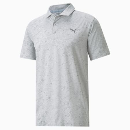 MATTR Gust O'Wind Men's Golf Polo Shirt, High Rise-Quiet Shade, small