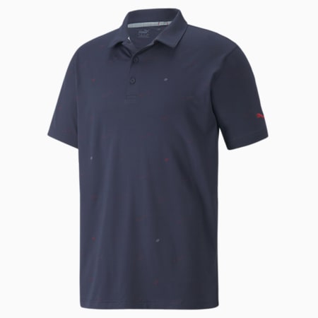 CLOUDSPUN Love Men's Golf Polo Shirt, Navy Blazer-Ski Patrol, small-SEA