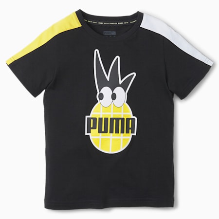 FRUITMATES Kids' T-shirt, Puma Black, small-IND