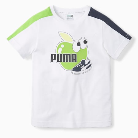 FRUITMATES Kinder T-Shirt, Puma White, small