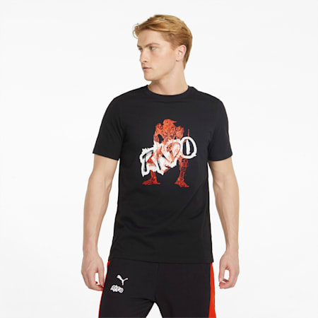 メンズ eスポーツ RKDO グラフィック 半袖 Tシャツ, Puma Black, small-JPN
