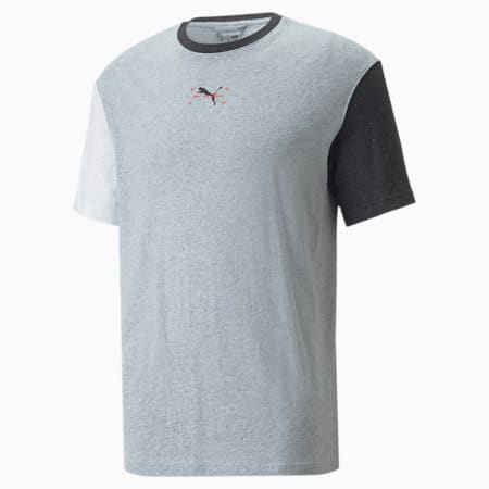RE:Collection Relaxed Men's Tee, Light Gray Heather, small