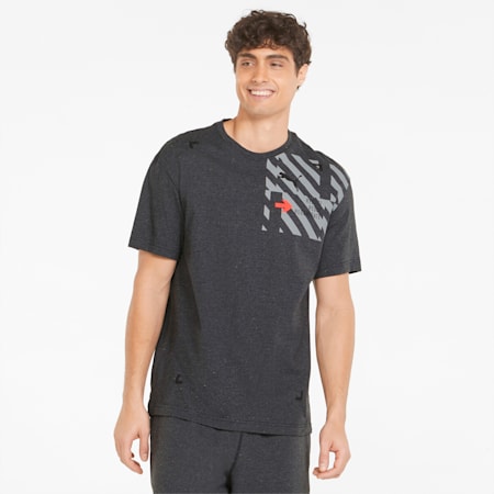 RE:Collection Relaxed Men's Tee, Dark Gray Heather, small
