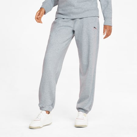 RE:Collection Relaxed broek voor dames, Light Gray Heather, small