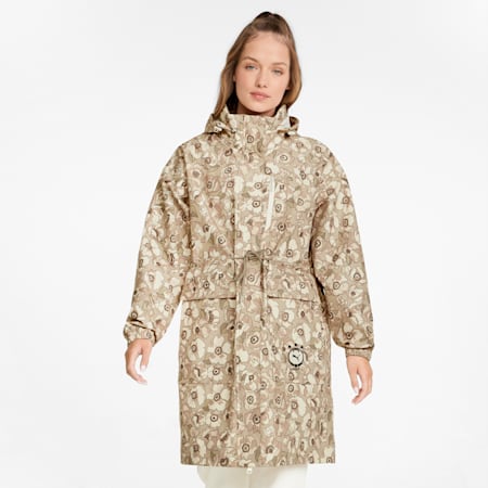 PUMA x LIBERTY Women's Rain Jacket, Sun Kiss-AOP, small