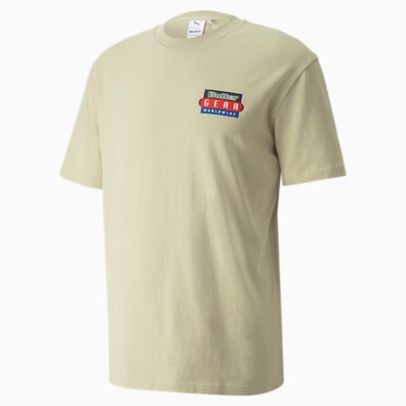 PUMA x BUTTER GOODS Graphic Men's Tee, Putty, small