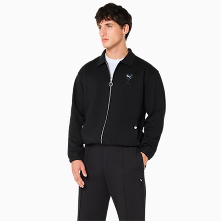 PUMA x AMI Men's Track Top, Puma Black, small-PHL