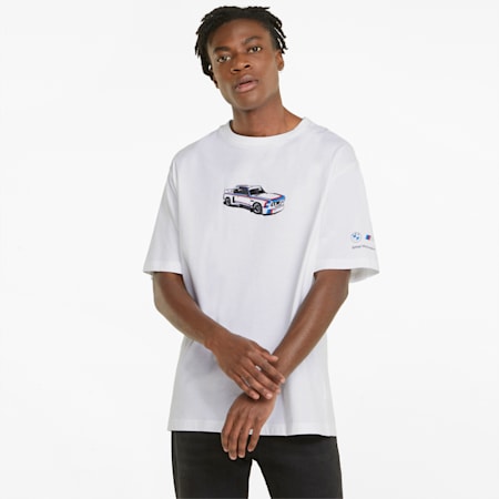 BMW M Motorsport Statement Men's Tee, Puma White, small-PHL