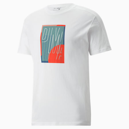 T7 GO FOR Graphic Tee, Puma White, small