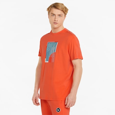 T7 GO FOR Graphic Tee, Firelight, small-SEA