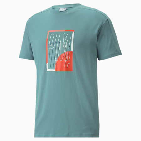 T7 GO FOR Graphic Tee, Mineral Blue, small-SEA