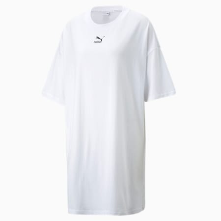 Robe T-shirt classique femme, Puma White, small-DFA