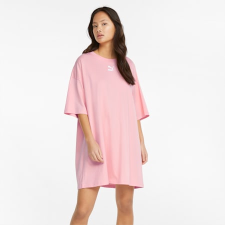 Classics Women's Tee Dress, Chalk Pink, small-SEA