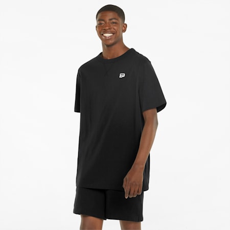 Downtown Men's Tee, Puma Black, small-SEA