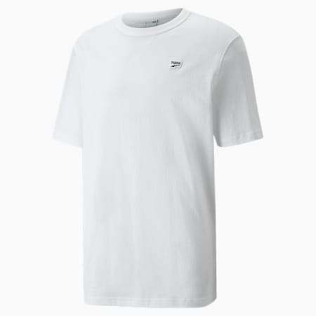 Downtown Herren T-Shirt, Puma White, small