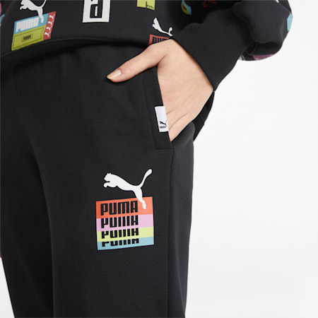 Brand Love Women's Sweatpants, Puma Black, small-PHL