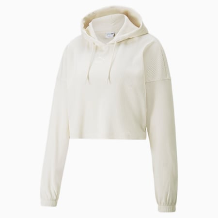 Classics Ribbed Women's Hoodie, no color, small-GBR