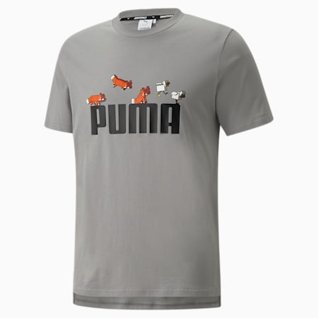 T-shirt grafica PUMA x MINECRAFT da uomo, Griffin, small