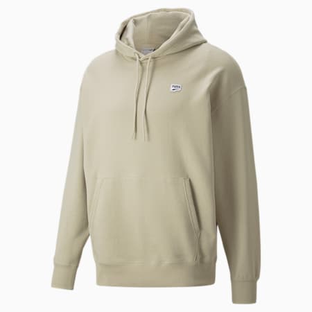 Downtown Men's Hoodie, Putty, small