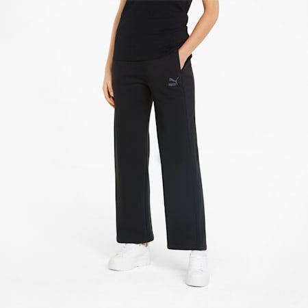 RE:T7 Straight Pants Women, Puma Black, small-SEA