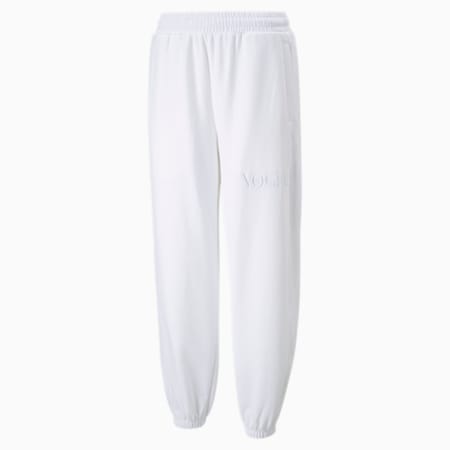 PUMA x VOGUE Women's Sweatpants, Puma White, small-AUS