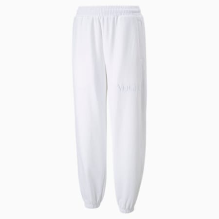 PUMA x VOGUE Women's Sweatpants, Puma White, small-SEA
