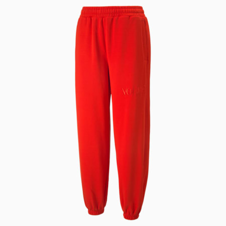 PUMA x VOGUE sweatpants voor dames, Fiery Red, small