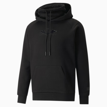 PUMA x BATMAN Men's Hoodie, Puma Black, small-SEA