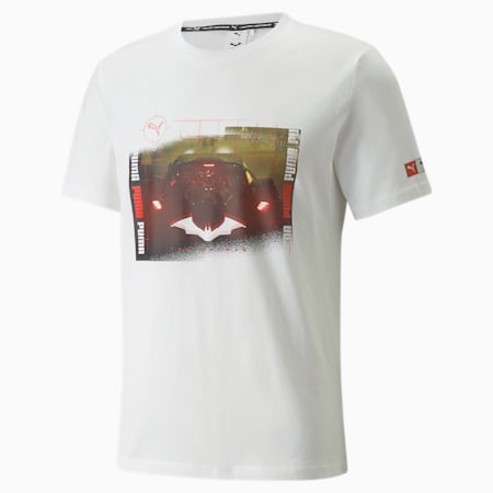 T-shirt grafica PUMA x BATMAN da uomo, Puma White, small