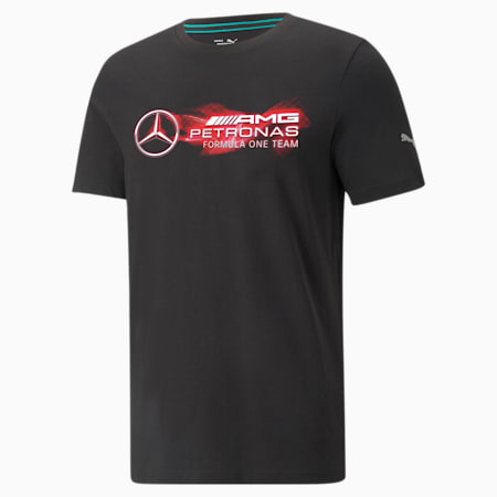 Mercedes-AMG Petronas Nightride Herren-T-Shirt, Puma Black, small