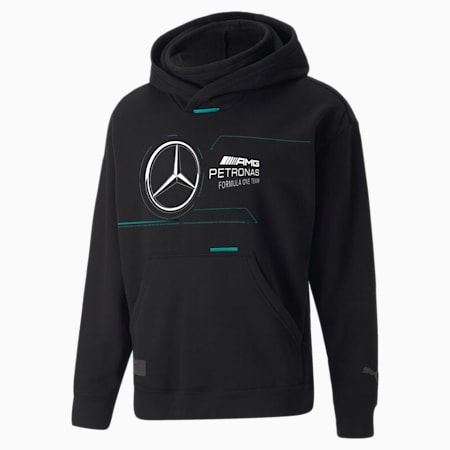 Sudadera con capucha para hombre Mercedes-AMG Petronas Motorsport Formula One Statement, Puma Black, small
