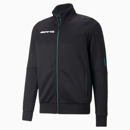 Mercedes-AMG Petronas Motorsport Formula One MT7 Track Jacket Men, Puma Black, small-IND