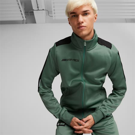 Blouson de survêtement Mercedes-AMG Petronas Motorsport Formula One MT7 Homme, Deep Forest, small-DFA