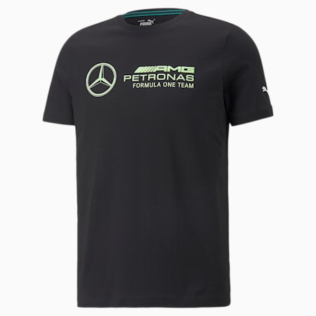 Mercedes-AMG Petronas Motorsport F1 Logo Tee Men, Puma Black, small-SEA