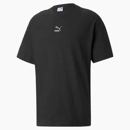 T-shirt à logo réfléchissant homme, Puma Black, small