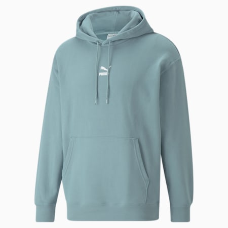 Classics Relaxed Men's Hoodie, Mineral Blue, small
