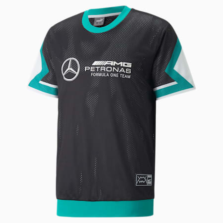 Mercedes AMG-Petronas Motorsport Formel 1 Shooting T-Shirt Herren, Puma Black, small