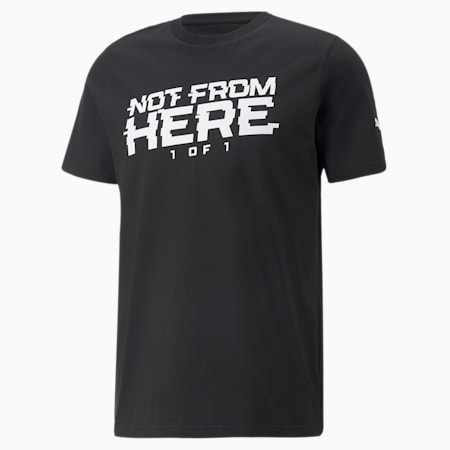 T-Shirt de Basket Not From Here Homme, Puma Black, small