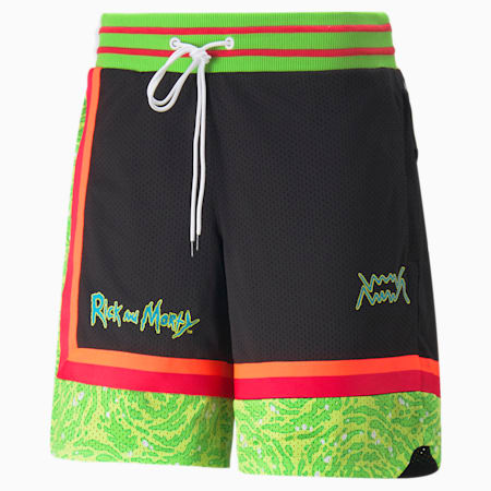 PUMA x RICK AND MORTY Men's Basketball Shorts Puma Black | PUMA