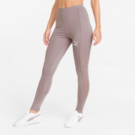 Classics Mesh Women's Leggings, Quail, small-SEA